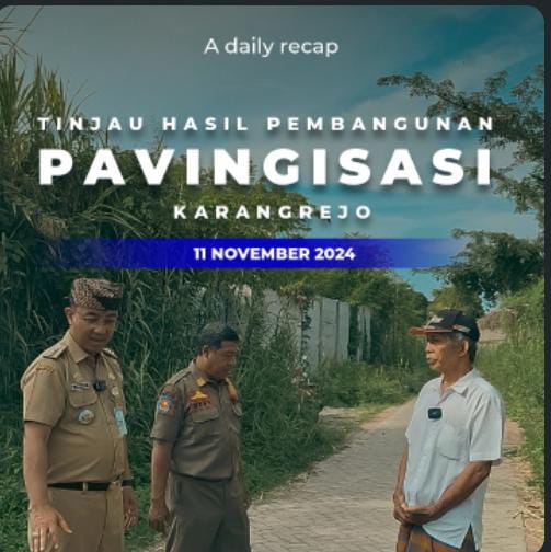 Jalan Pintas Karanganom, Menghubungkan Kertosari dan Karangrejo Kini Berpaving
