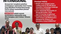 Siswi SDN 1 Pesanggaran Banyuwangi Raih Prestasi Internasional di Kompetisi Coding