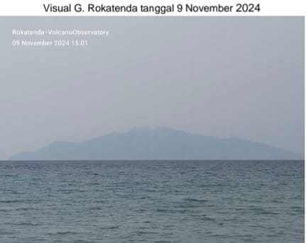 Aktivitas Gunung Rokatenda Naik dari Level l (Normal) ke Level ll ( Waspada)