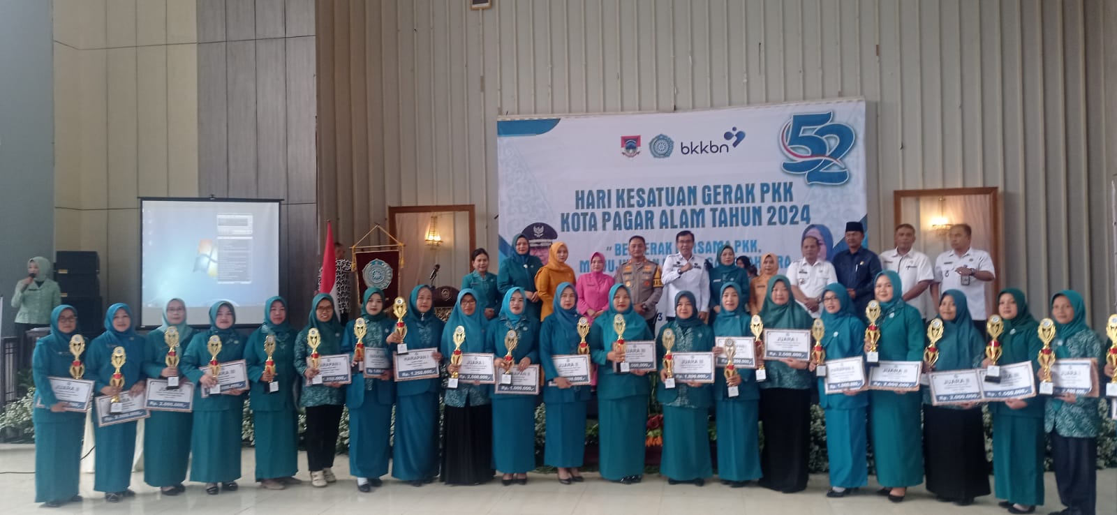 Hadiri Ulang Tahun Hari Kesatuan Gerak PKK, Ini Yang Disampaikan Pj Walikota Pagar Alam Drs Nelson Firdaus.
