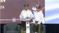 Pasangan Calon Bupati Nomor Urut 02, Wan Siswandi dan Rodhial Huda, Sampaikan Visi dan Misi dengan Tenang Meski Ada Gangguan Listrik