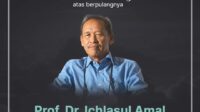 egenap keluarga besar Media Go Indonesia.id turut berduka cita atas berpulangnya Prof. Dr. Ichlasul Amal