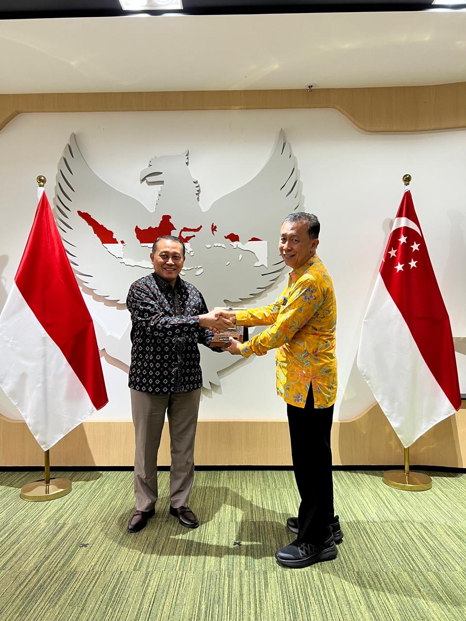Akselerasi Potensi Investasi, BP Batam Audiensi dengan Kedutaan Besar Indonesia untuk Singapura