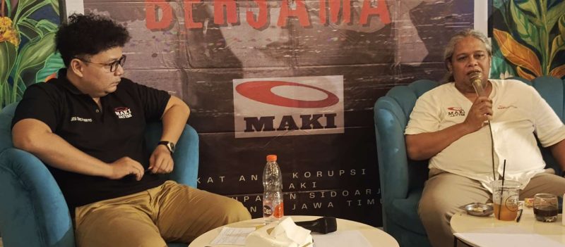 LSM MAKI Berharap Calon Kepala Daerah Sidoarjo Harus Berani Terbebas Dari Korupsi