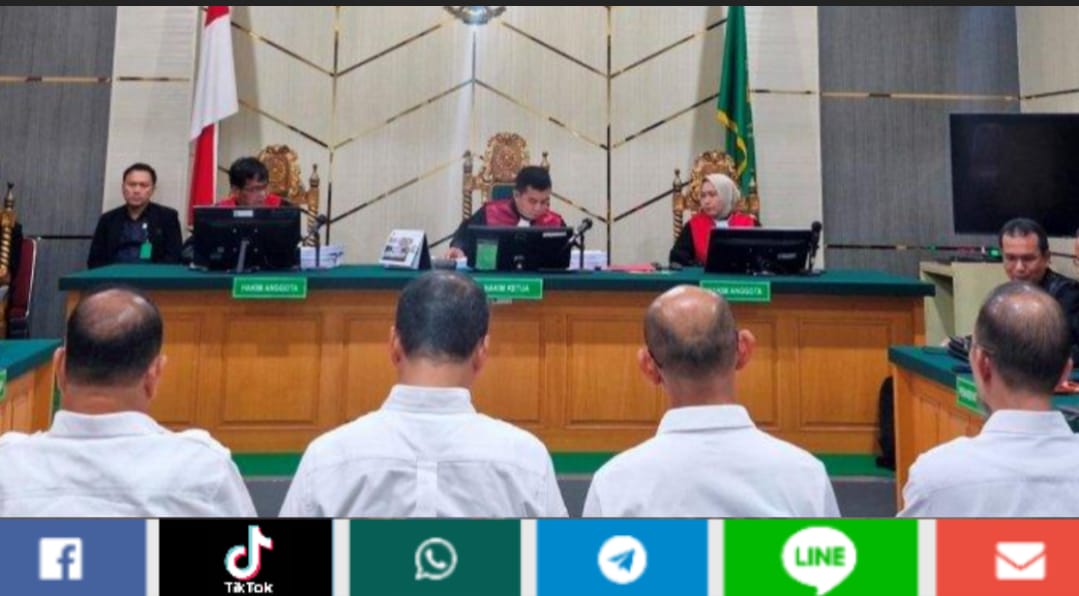 Empat Terdakwa Korupsi Akuisisi Saham PT. MAJI Divonis di Pengadilan Tipikor Jambi