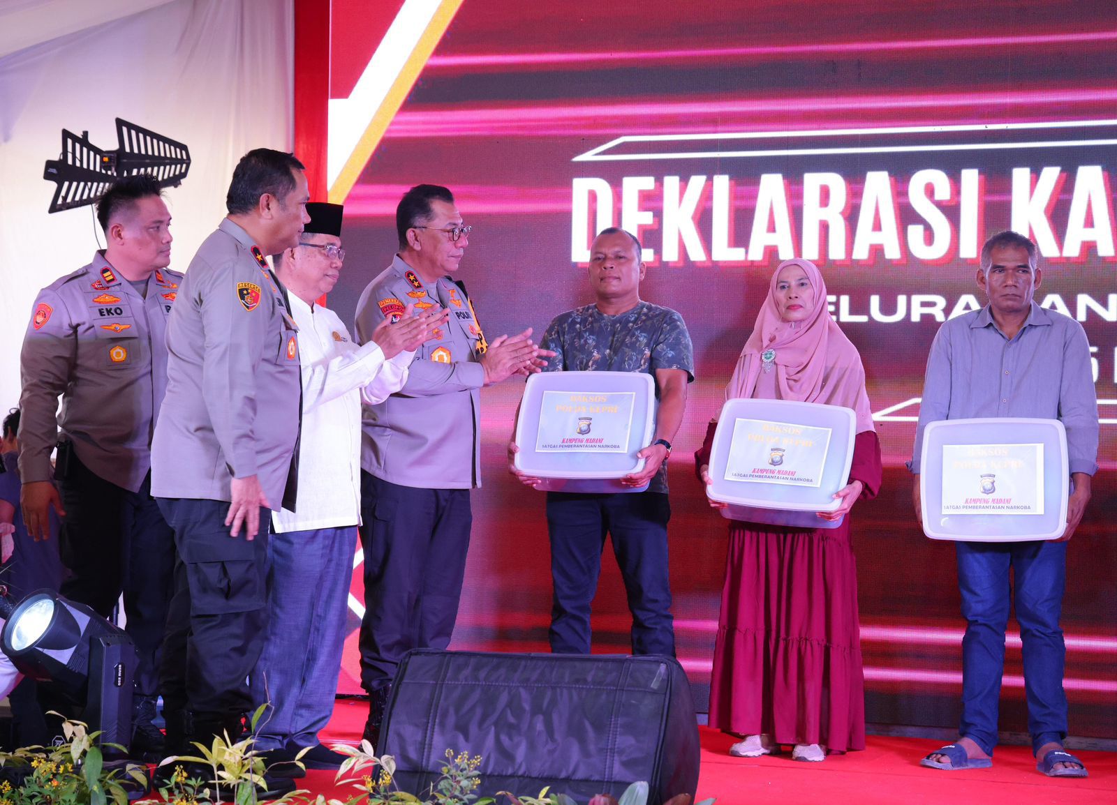 Komitmen Kapolda Kepri Wujudkan Kampung Madani Sehat dan Bersih dari Narkoba di Batam