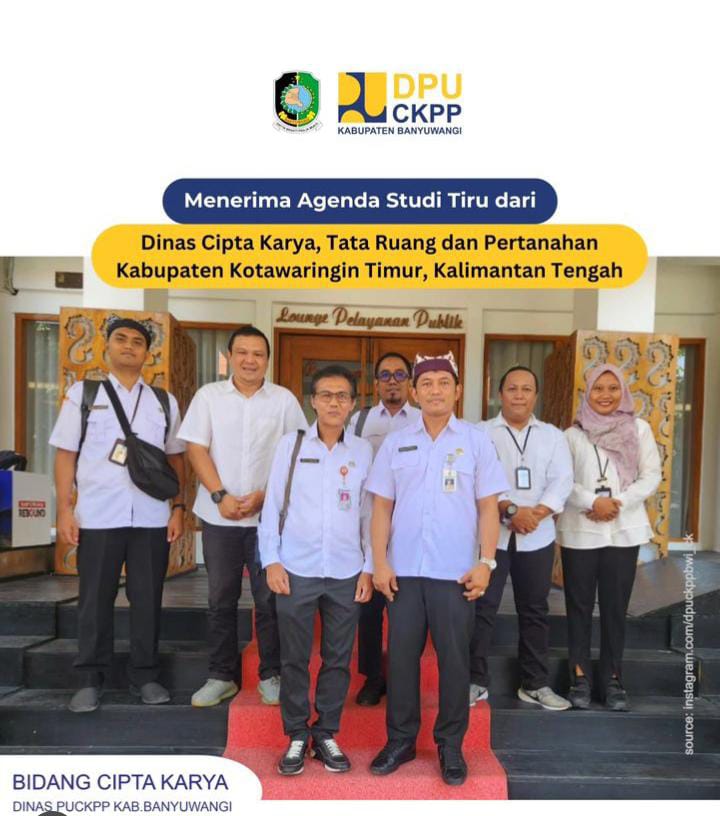 Banyuwangi Jadi Role Model, DPU CKPP Kotawaringin Timur Studi Tiru Perizinan Bangunan Gedung