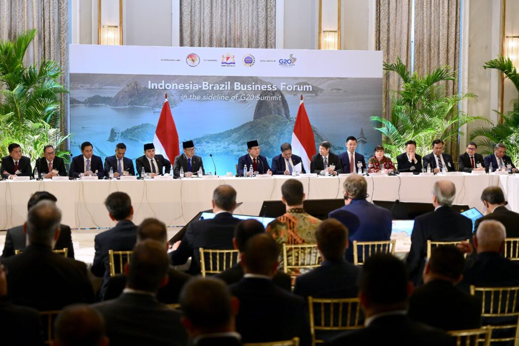 Presiden Prabowo Subianto Dorong Kerja Sama Ekonomi Strategis di Indonesia-Brazil Business Forum