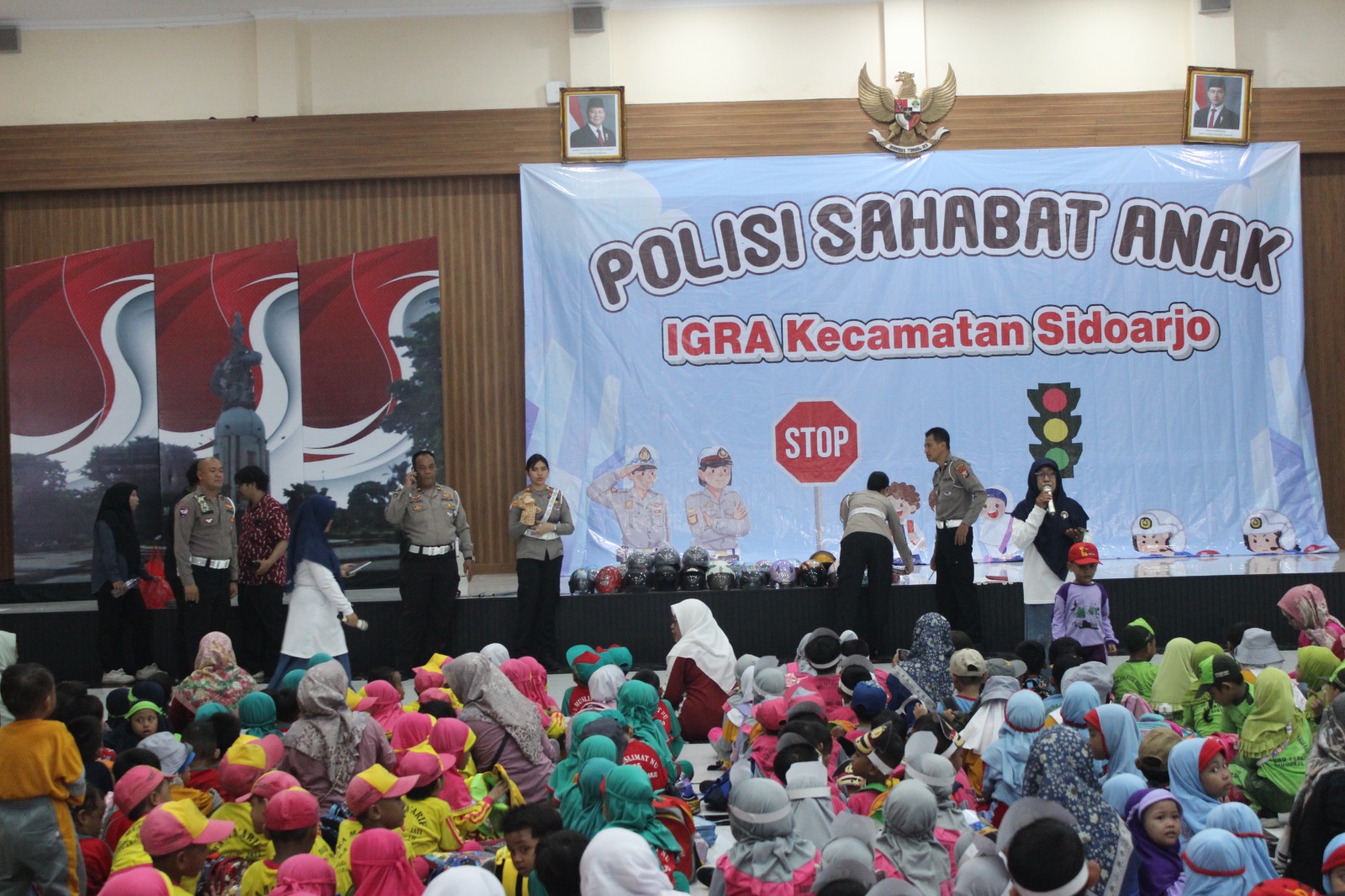 Polsanak Polresta Sidoarjo Tanamkan Budaya Tertib Lalu Lintas Sejak Dini