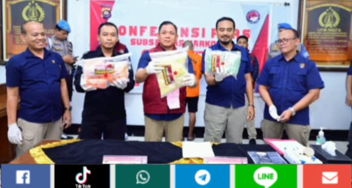 Polda Jambi Berhasil Amankan 5 Kg Sabu dan Ribuan Pil Ekstasi, Nilai Ekonomis Capai Rp 7,7 Miliar