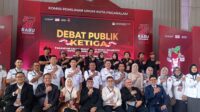 Komisi Pemilihan Umum Kota Pagar Alam Laksanakan Debat Publik Paslon Wako-wawako Putaran Ketiga.