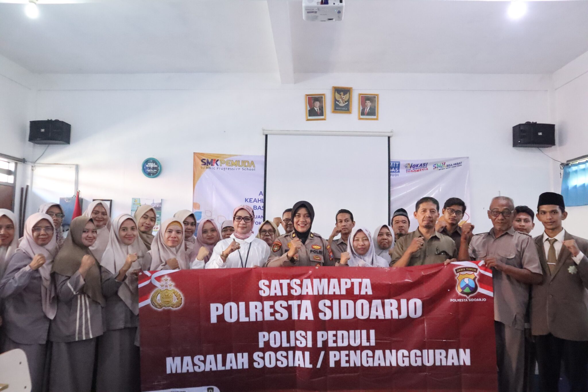 Polresta Sidoarjo Peduli Masalah Sosial Terbukanya Lapangan Kerja