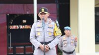 Polres Tanjung Balai Laksanakan Apel pergeseran pasukan pengamanan TPS Pilkada 2024