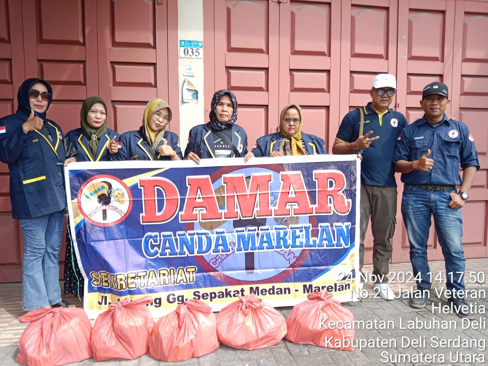 Berbagi Sembako Sebagai Bukti Nyata Canda Marelan Hadir Di Tengah Masyarakat