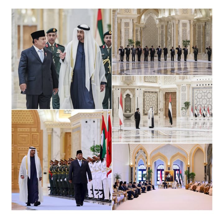 Presiden Prabowo Disambut Upacara Kenegaraan di Qasr Al Watn, Abu Dhabi