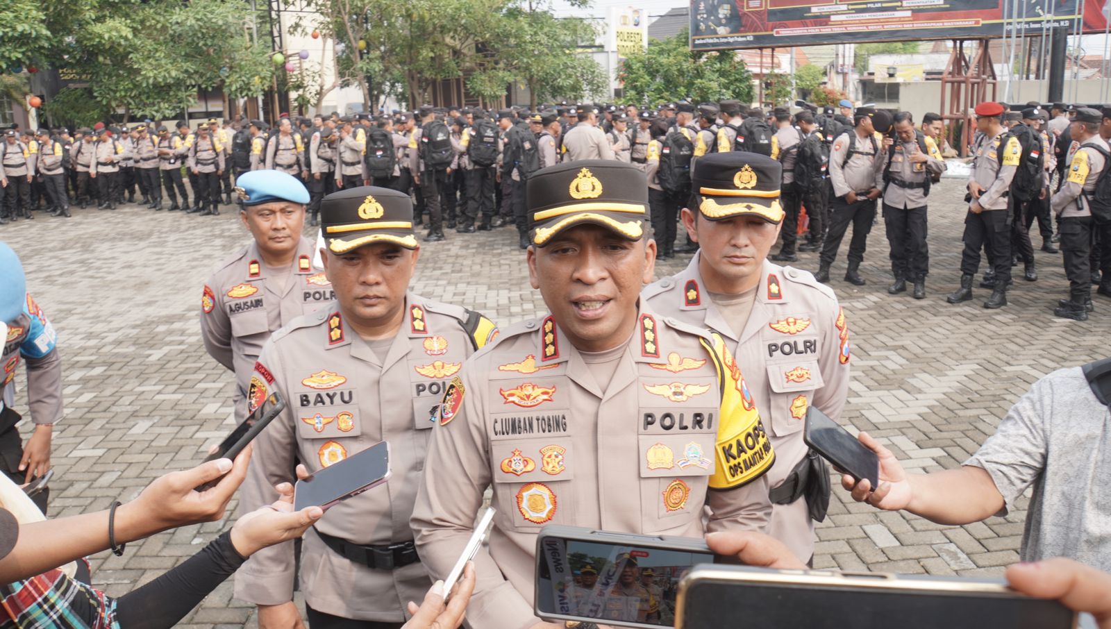 1.298 Personel Polri Siap Amankan TPS Pilkada 2024 Di Kabupaten Sidoarjo