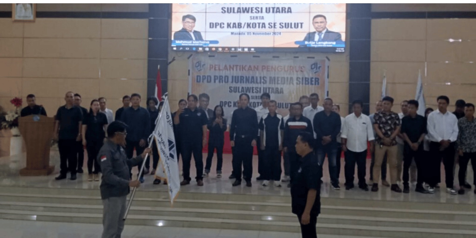 DPD dan DPC PJS se Sulut Dilantik Mahmud Marhaba Ketum DPP Pro Jurnalismedia Siber