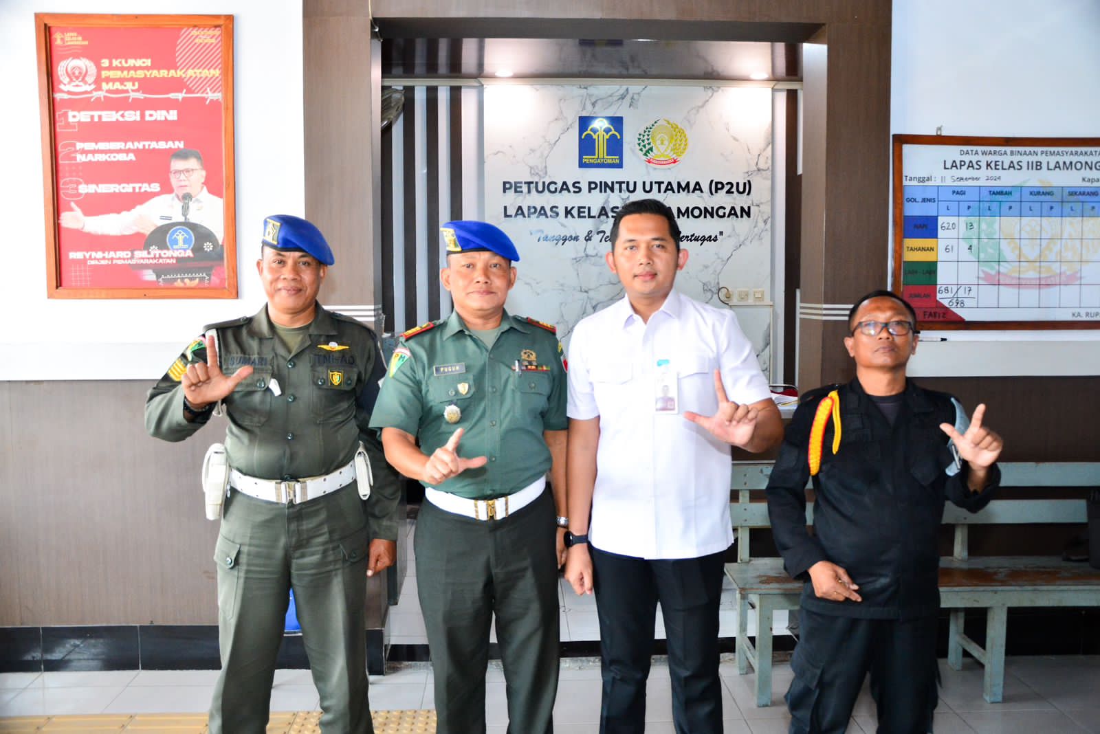 Dandenpom Apresiasi Kodusifitas Lapas Lamongan