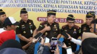 Serah Terima dan Pelantikan Pejabat Eselon II di Wilayah Hukum Kejaksaan Tinggi Kalimantan Barat