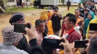 Penyambutan Ansar Ahmad di Batubi: Bapak Camat Mujahidin SH Tampil sebagai Tuan Rumah*