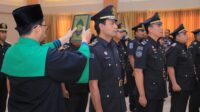 Lantik dan Ambil Supah 23 Pejabat Fungsional Analis Pengelolaan Keuangan APBN, Ini Pesan Kakanwil Kemenkumham Jatim