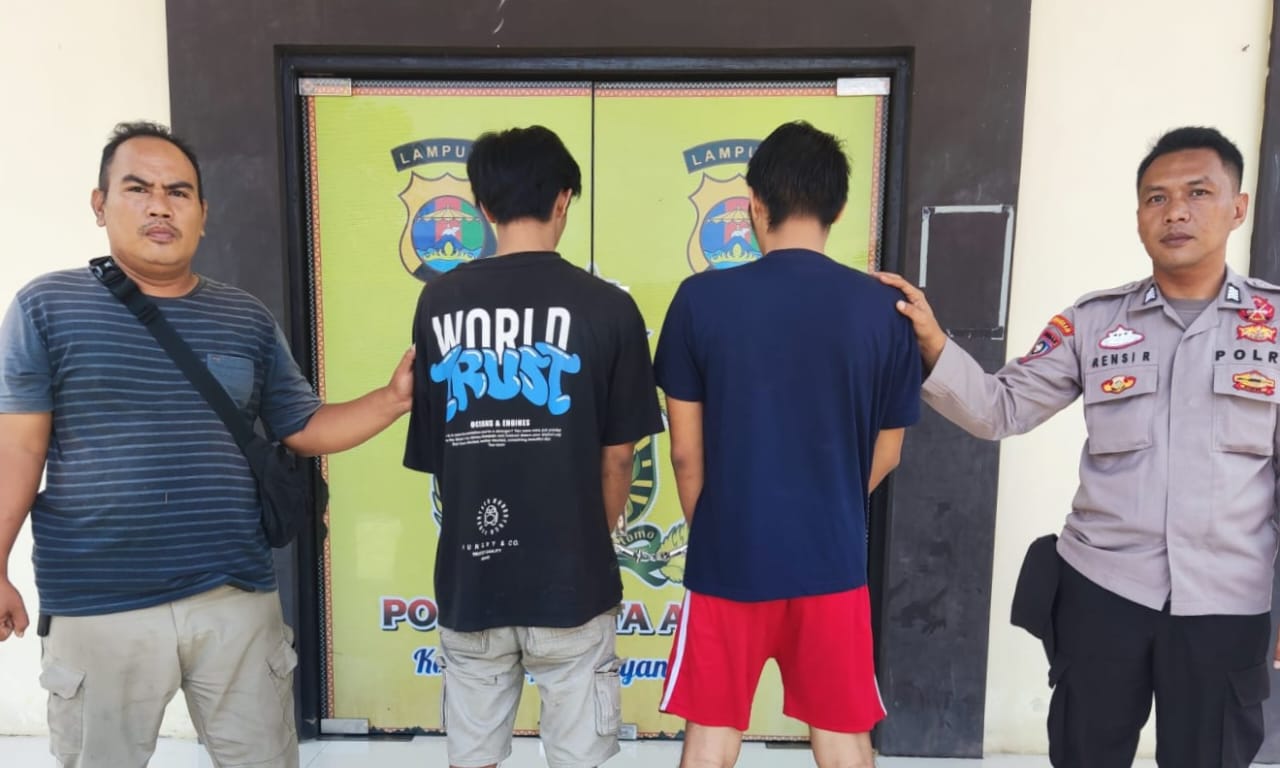 Polsek Kota Agung Menangkap Pelaku Penggelapan Motor