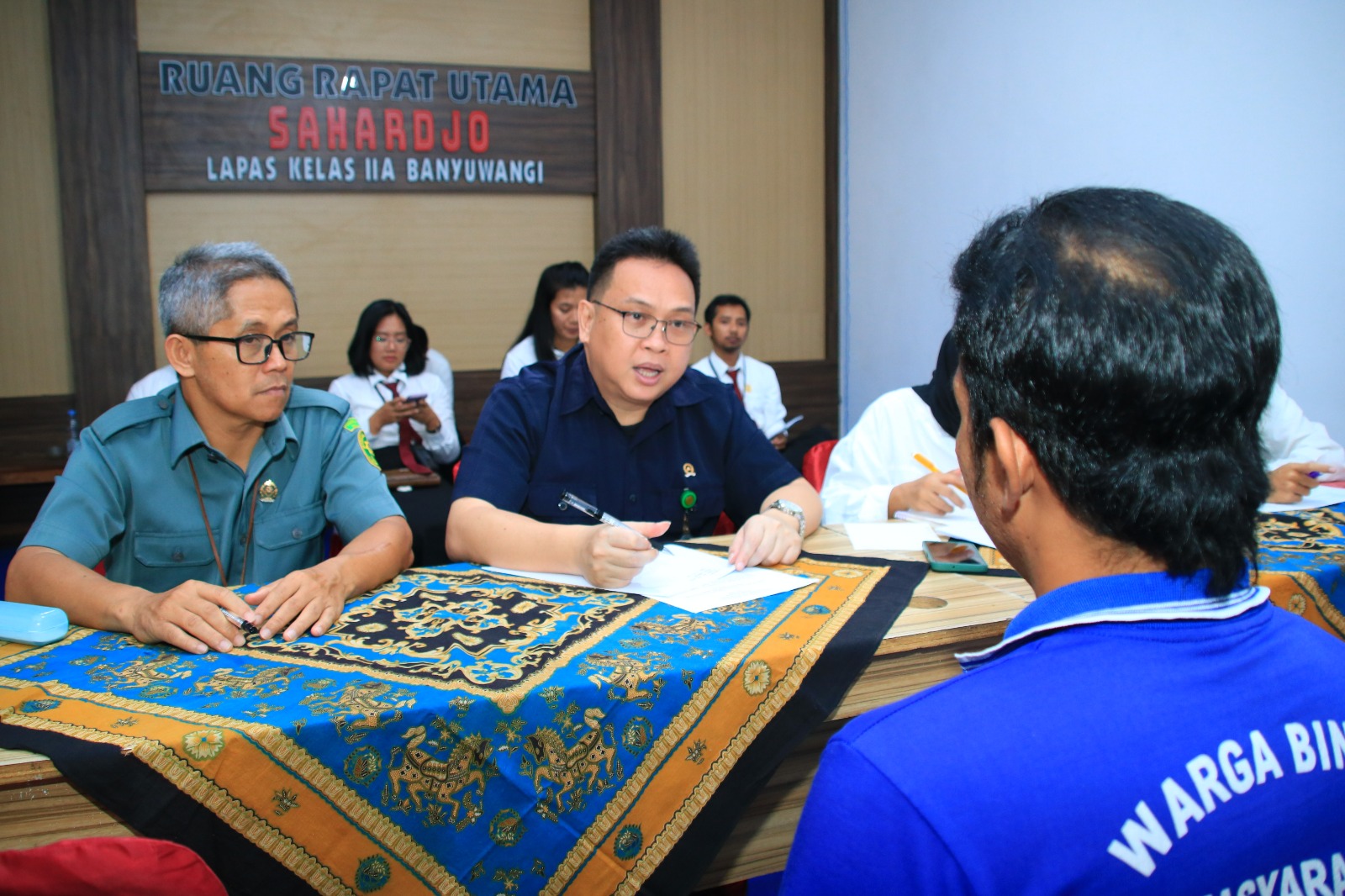 Hakim WasMat Pengadilan Negeri Banyuwangi Kunker Ke Lapas Banyuwangi