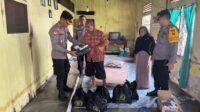 Polres Tanjung Balai Berikan Bantuan Sembako dan Alat Instalisi Listrik Kepada Korban Kebakaran.