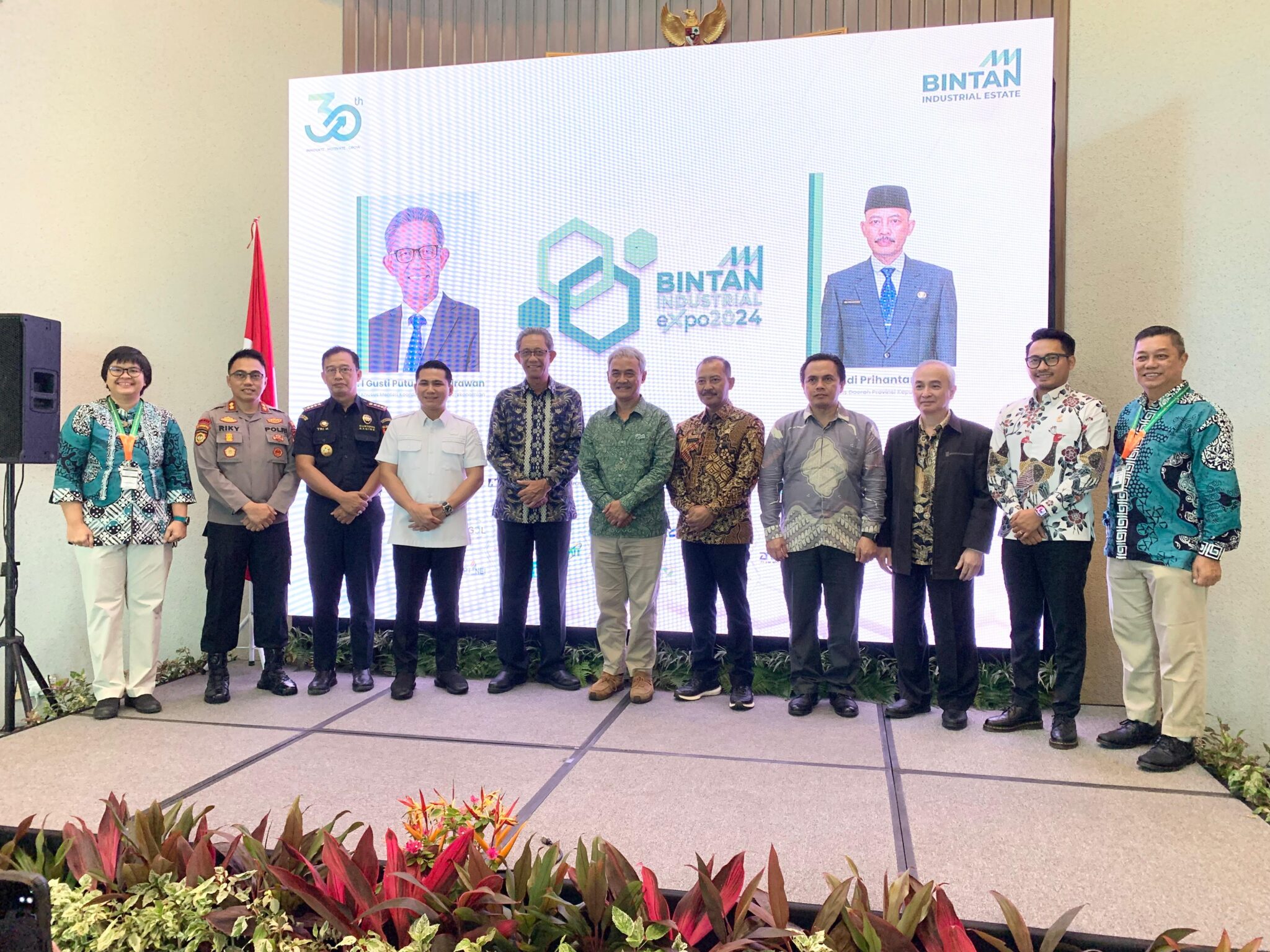 Kapolres Bintan Hadiri Pembukaan Pameran Industrial Expo 2024 Dalam Rangka Ulang Tahun PT. BIIE Lobam.