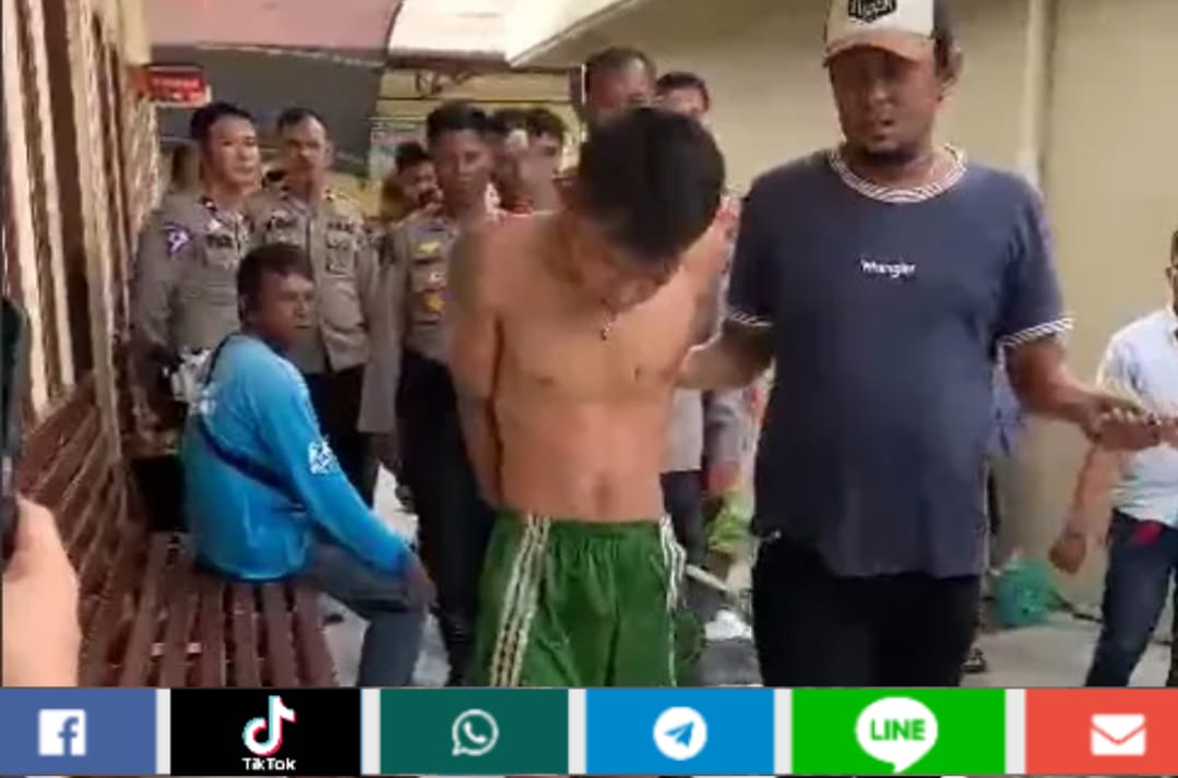 Tersangka Pembunuhan di Kayu Tanam Ditangkap, Warga Tuntut Keadilan di Depan Mapolres Padang Pariaman