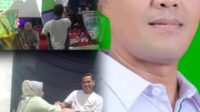 Irzal Rianto anggota DPRD Dharmasraya bagi bagi doorprize menarik buat masyarakat
