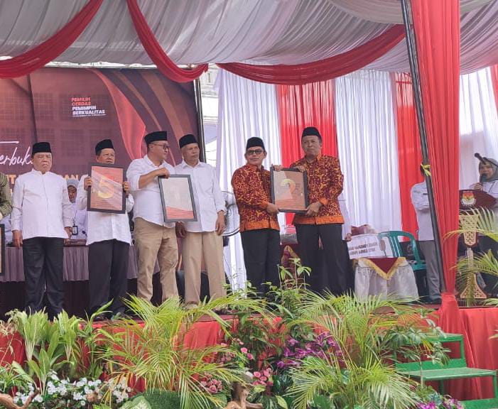 Sah!!! Pasangan Pas-Mulya Mendapat Nomor Urut 5, Langkah baru untuk Kota Sungai Penuh Maju