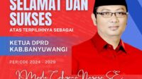 Indah Razak, Wakil Pimpinan Umum Media Go Indonesia.id: Ucapkan Selamat kepada I Made Cahyana Negara Sebagai Ketua DPRD Banyuwangi