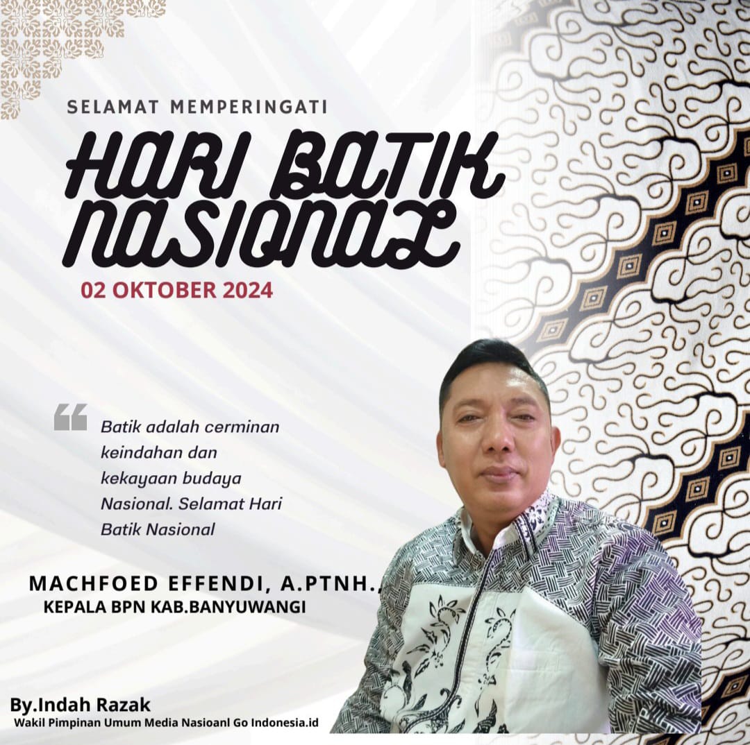 Machfoed Efendi, A.PTNH: Batik sebagai Warisan Budaya Kita