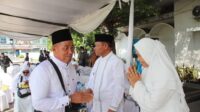 H.Waris Tholib Sambut Rombongan Jamaah Haji Kloter 8 di Kota Tanjungbalai