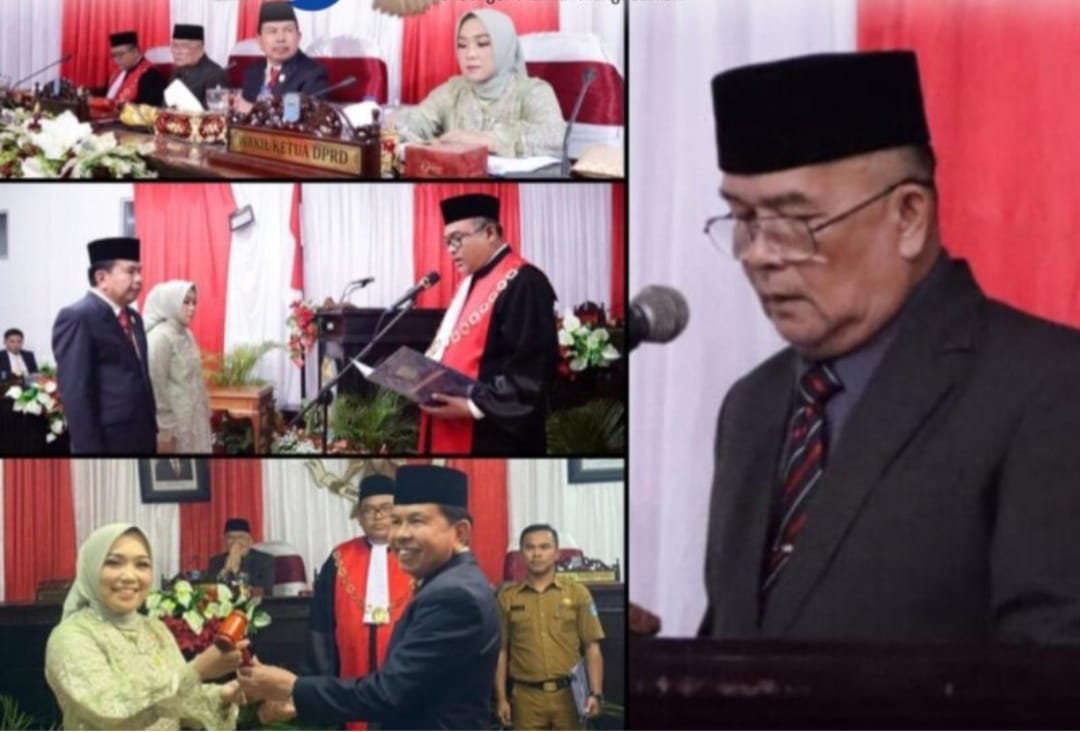 Mewakili Pj. Bupati Kerinci, Sekda Zainal Efendi Hadiri Pelantikan Wakil Ketua DPRD Kerinci