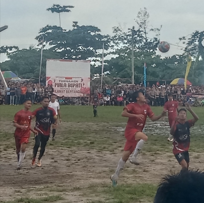 Kecamatan Pulau Seluan Juara Turnamen Piala Bupati Natuna Usai Kalahkan Temadu FC Lewat Adu Penalti