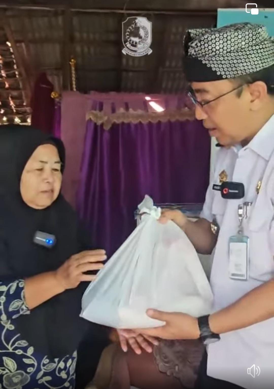 Tim Kecamatan Banyuwangi Kota Berbagi Kasih dan Monev Program Rantang Kasih