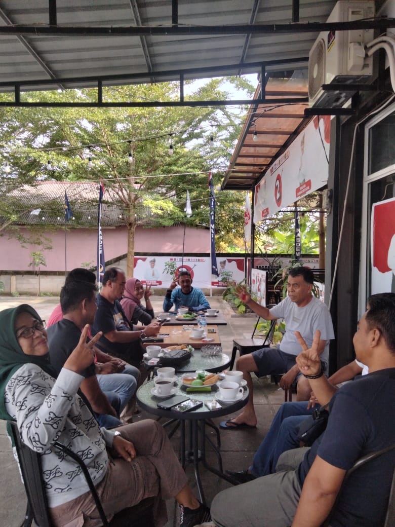 Rombongan IWO Indonesia Kunjungi Posko Pemenangan WSRH Wan Siswandi-Radial Huda di Natuna