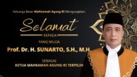 Profil Prof Dr Sunarto SH MH , Ketua Mahkamah Agung Terpilih Periode 2024 - 2929
