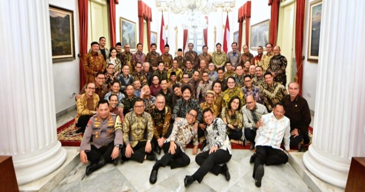 Gelar Jamuan Santap Siang di Istana Negara, Presiden Jokowi Pamit dengan Kabinet Indonesia Maju