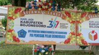 PJI Bojonegoro Ucapkan HJB ke-347 Dengan Karangan Bunga