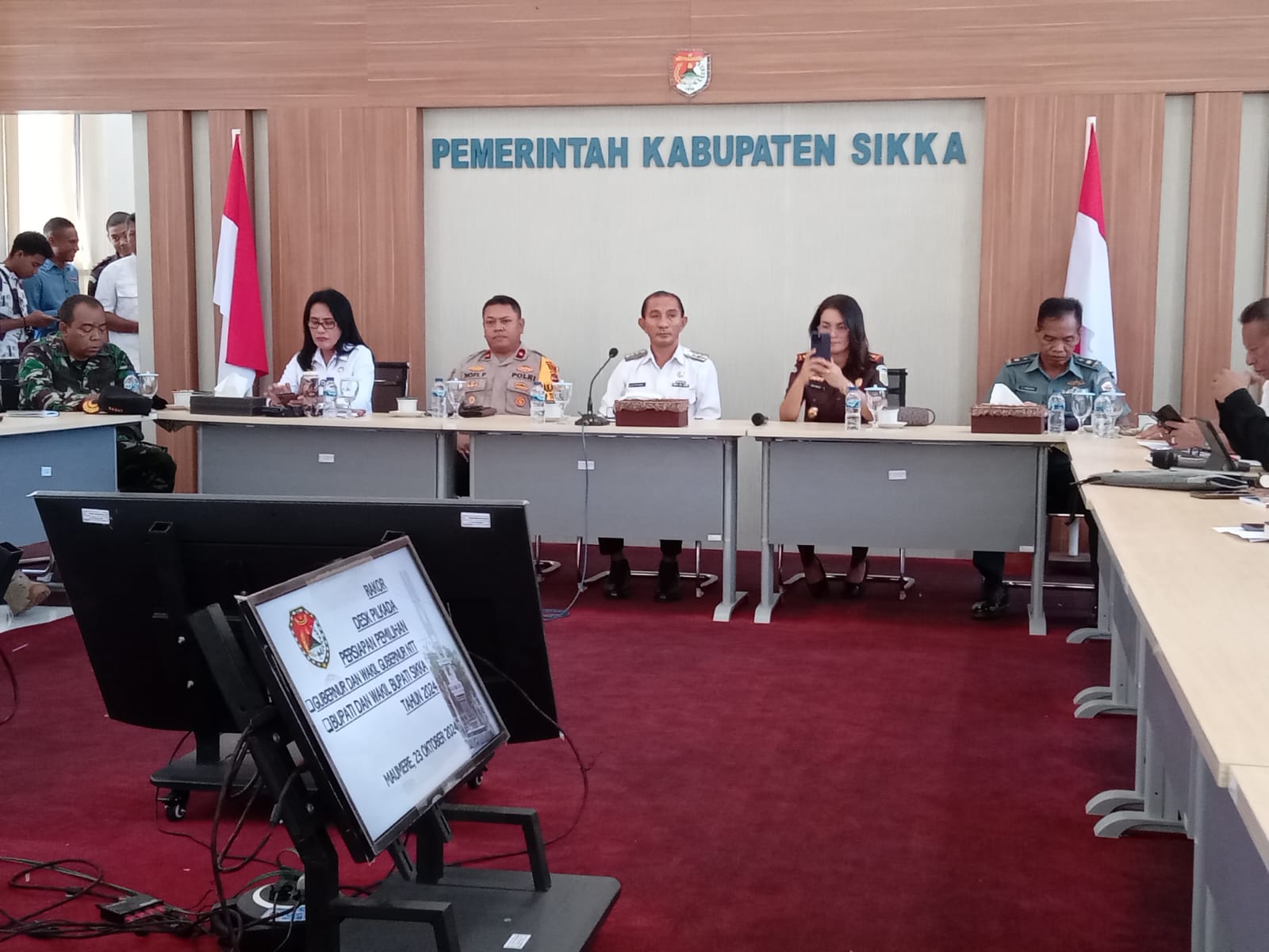 KPU Sikka Siap Gelar Debat Paslon. Tema Debat: Sikka Sejahtera Menuju Indonesia Emas 2045