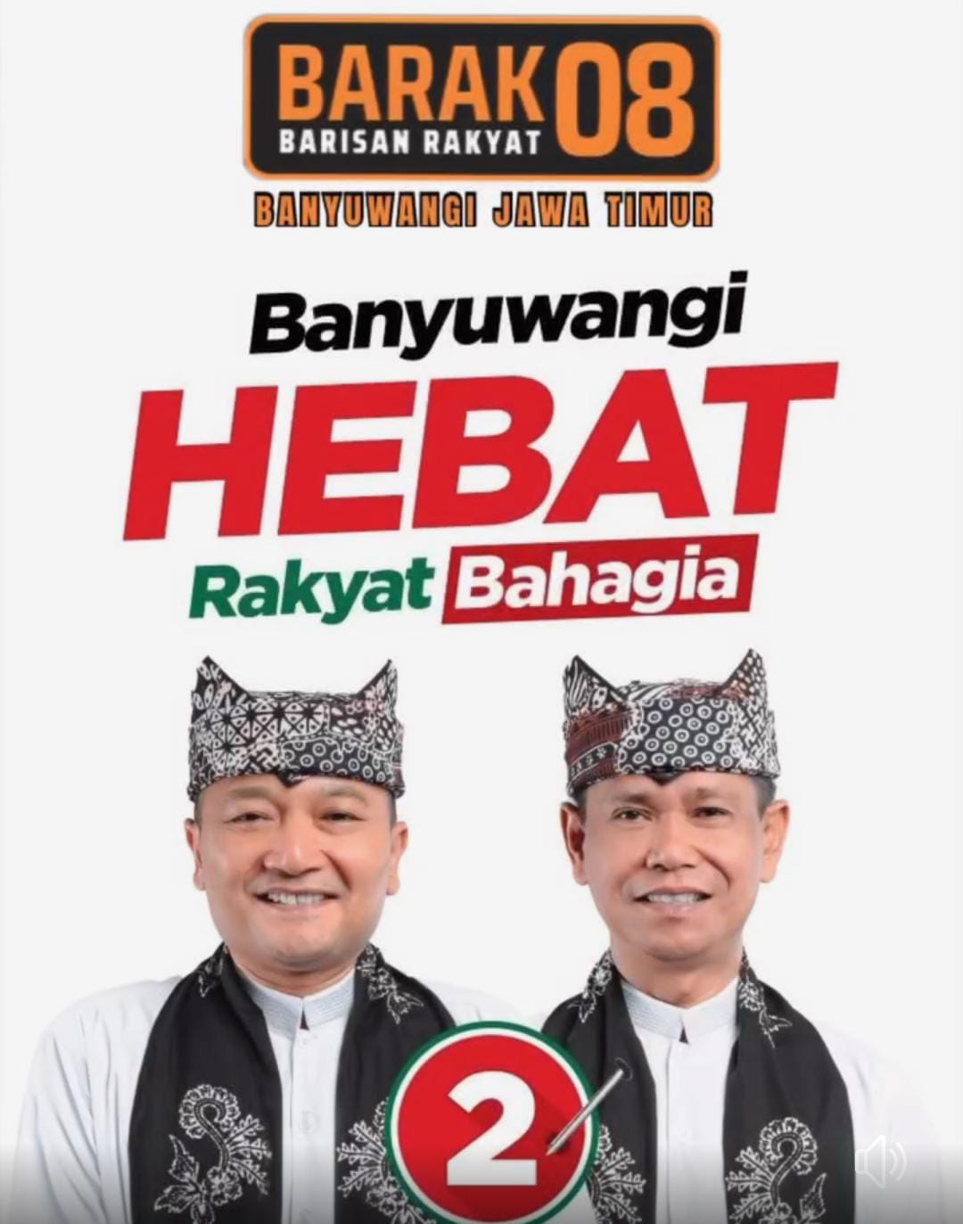 Gus Makki dan Ali Rucjii Tetap Semangat Dekati Masyarakat Banyuwangi