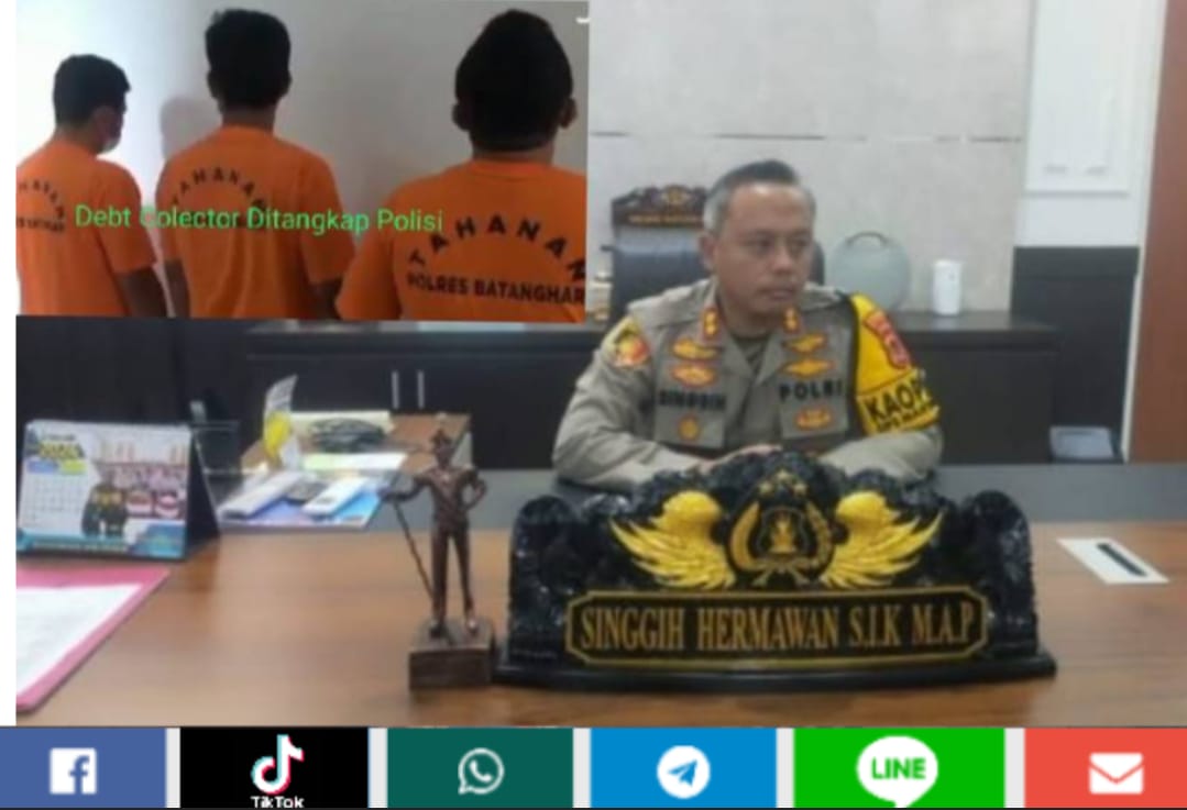 Pasca Penahanan 3 Debt Collector, 1 Masih Buron, Ini Penjelasan Kapolres Batanghari