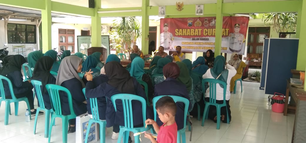 Polsek Krian Ajak Emak-emak Turut Sukseskan Pilkada 2024