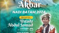 Temu Akbar Bersama Ustadz Abdul Somad (UAS) di Lapangan SP Plaza Tembesi Batu Aji
