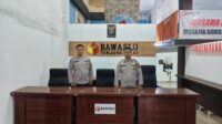 Polres Tanjung Balai Siagakan Personel di Kantor Bawaslu Pastikan Dalam Keadaan Aman dan Baik
