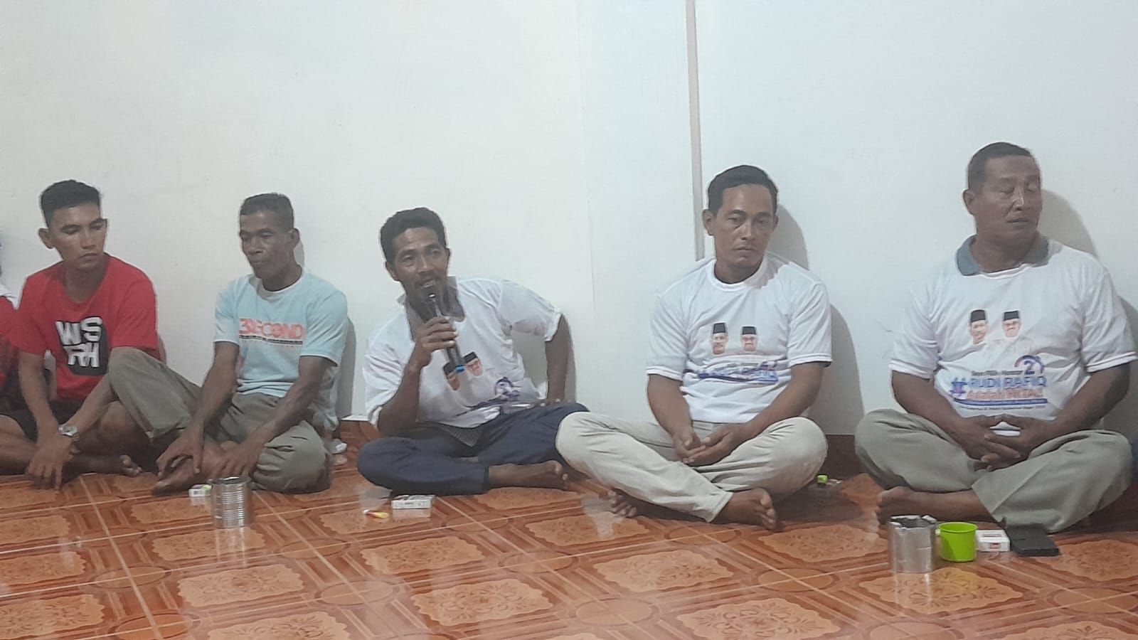 Syaifullah Sambangi Posko Pemenangan WRSH di Sedanau, Perkuat Dukungan untuk Rudi Rafiq