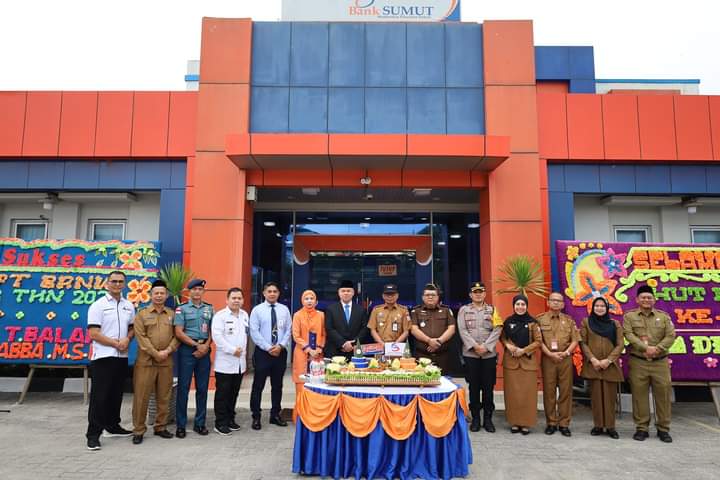 Peringatan HUT PT. Bank Sumut Ke 63,Di Hadiri Pjs Wali Kota Tanjungbalai, Baharuddin Pabba.